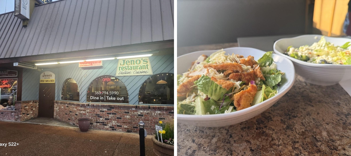 Jeno's Restaurant & Lounge Menu