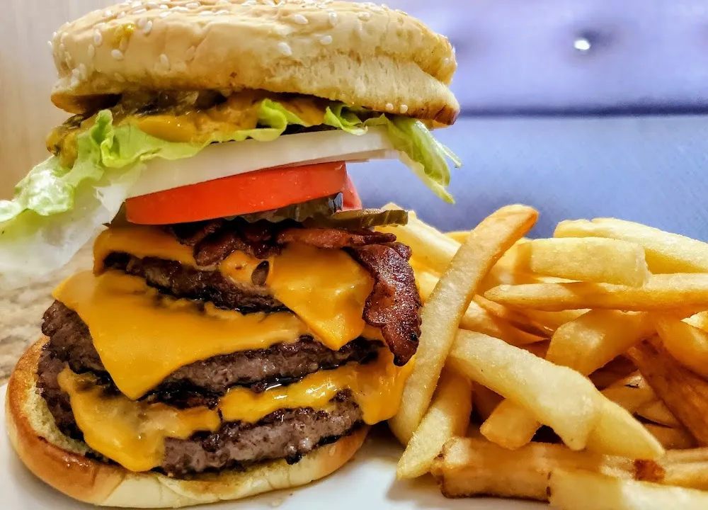Bacon Burger with Extra Patties