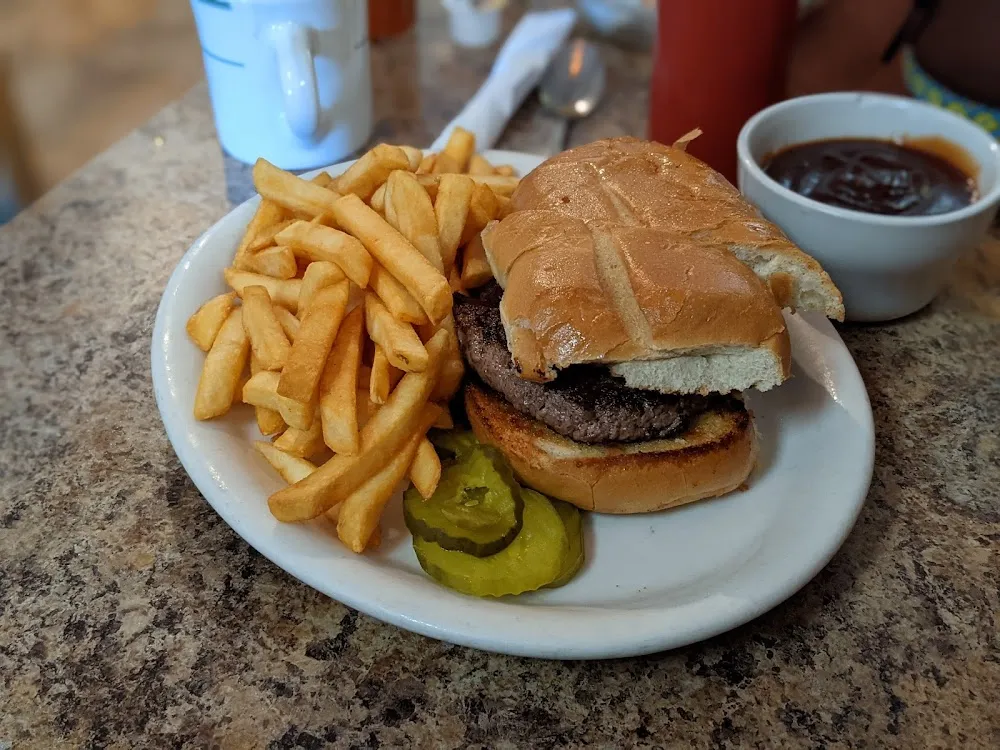 Burger Dip with BBQ Sauce